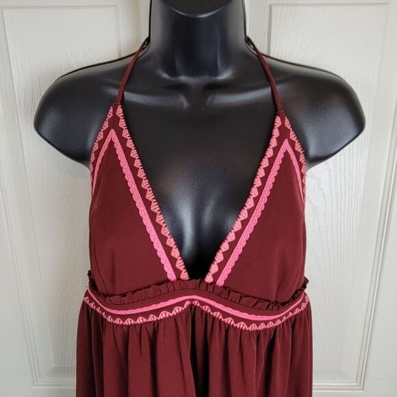 Express woman's halter summer maxi dress medium - Picture 4 of 9